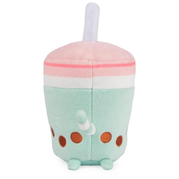 Imagem de GUND Pusheen Boba Tea Cup pelúcia gato de pelúcia animal para idades de 8 e acima, verde / rosa, 6 "