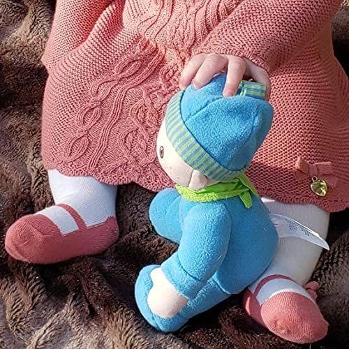 Imagem de Haba Snug-up Doll Luis 8" First Boy Baby Doll - Máquina Lavável para Idades Nascimento e Para Cima