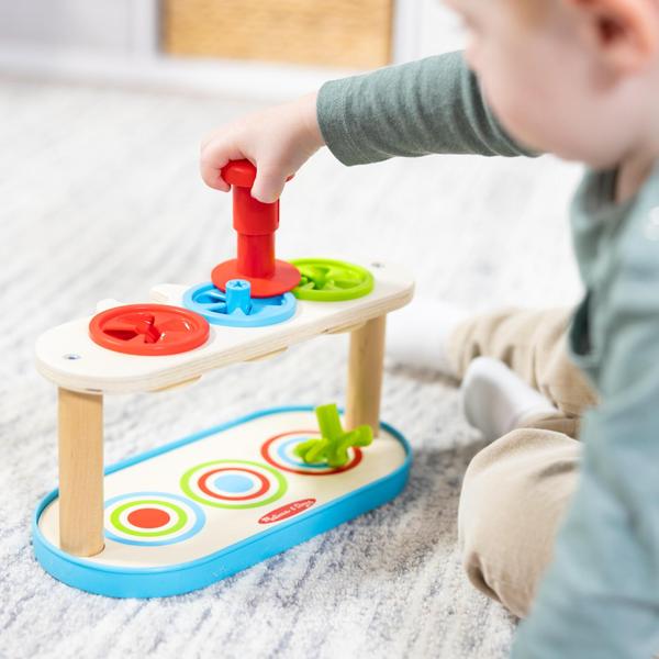 Imagem de Habilidades de desenvolvimento Toy Melissa e Doug Match & Push