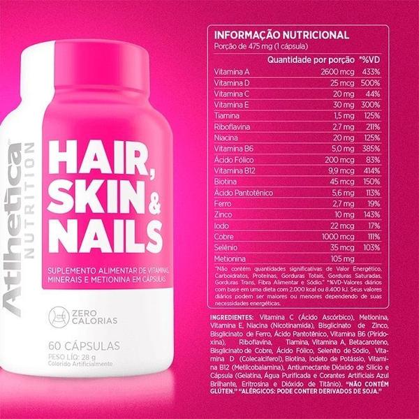 Imagem de Hair, Skin e Nails (60 caps) - Padrão: Único