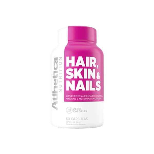 Imagem de Hair Skin & Nails 60 Cápsulas - Atlhetica - Nota Fiscal