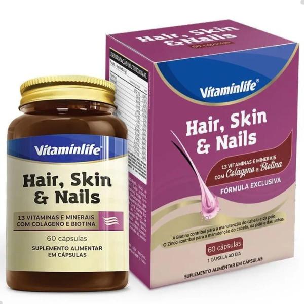 Imagem de Hair Skin Nails 60 Capsulas Vitaminlife