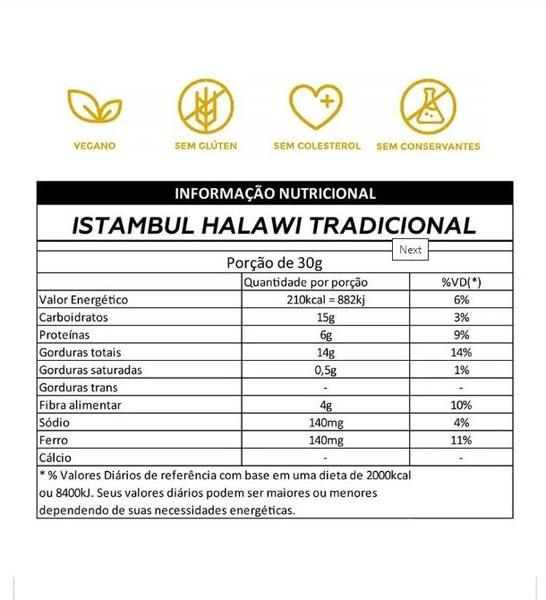 Imagem de Halawi tradicional lata 250g - istambul