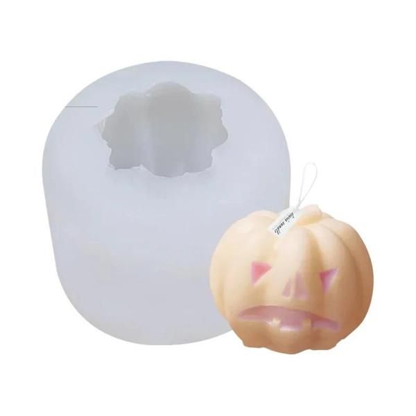 Imagem de Halloween 3d Crânio Vela Molde De Silicone Diy Artesanal Sabão Epóxi Artesanato Ferramenta De