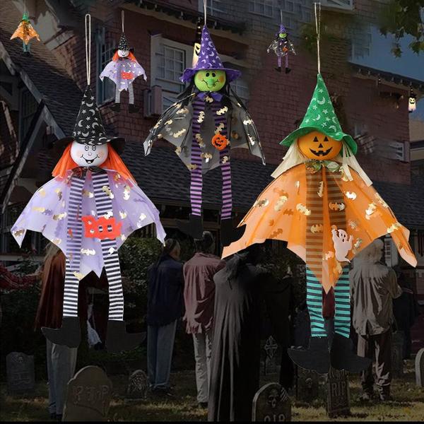 Imagem de Halloween Decoration Cartoon Witch, Long Leg Skirt Pendant