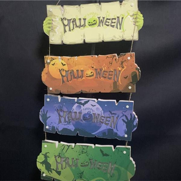 Imagem de Halloween House Sign, Holiday Wall Crafts Jack-o-lantern,