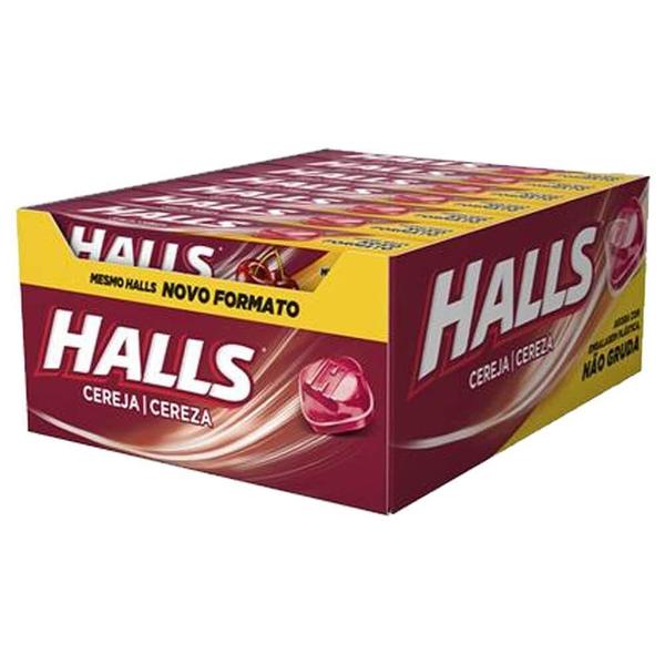 Imagem de Halls Cereja Novo Formato Com 21