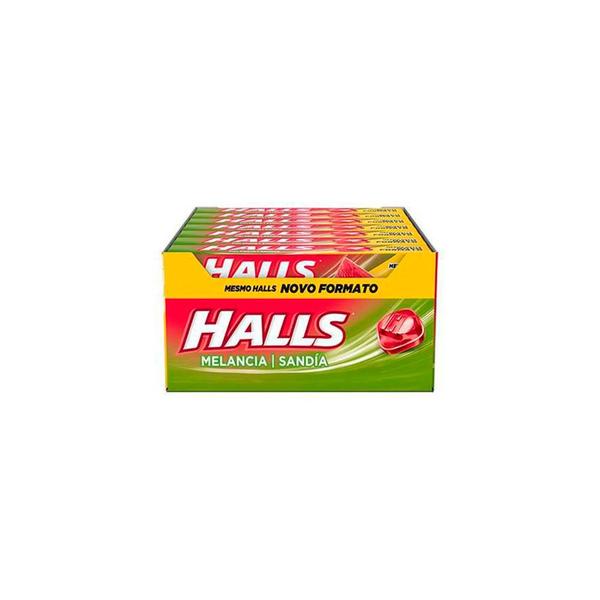 Halls Melancia contendo 21 drops Imagem de Halls Melancia contendo 21 drops