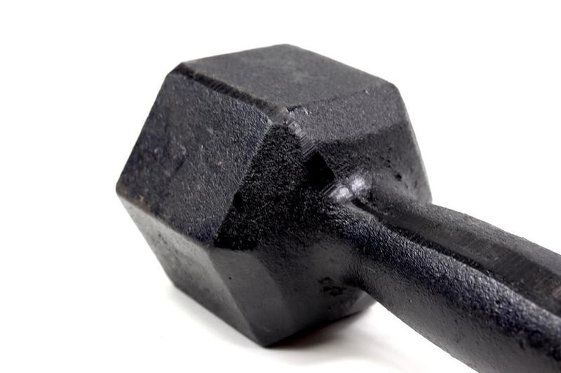 Imagem de Halter Dumbell Sextavado Pintado 10Kg Musculação Megagym