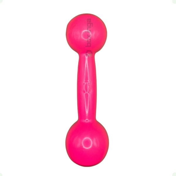 Imagem de Halter Emborrachado 3 Kg - Rosa