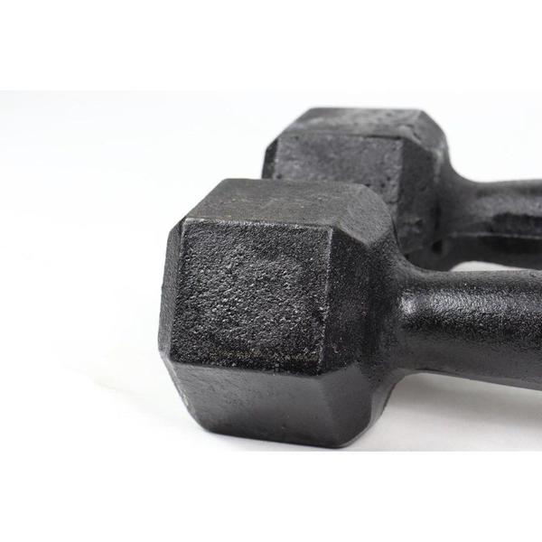 Imagem de Halter sextavado 5kg pintado - par  iniciativa fitness