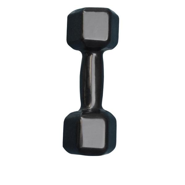 Imagem de Halter Sextavado Emborrachado 2Kg Academia Treino Musculação