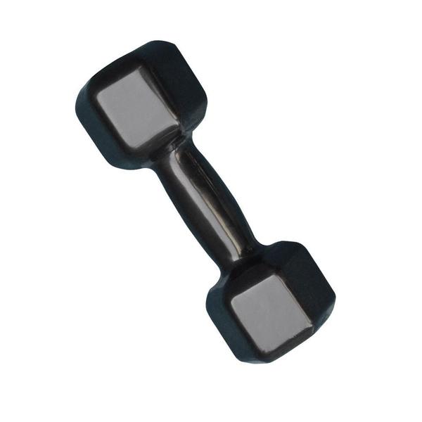 Imagem de Halter Sextavado Emborrachado 2Kg Academia Treino Musculação