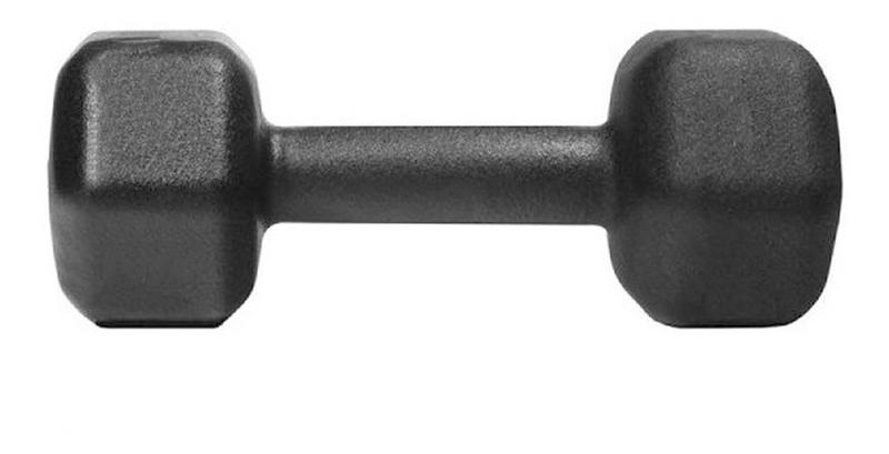 Imagem de Halter Sextavado Pintado 9Kg  Musculação Exercício Funcional Academia