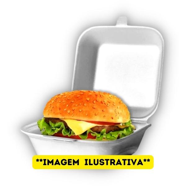 Imagem de Hamburgueira Isopor H2 Média Lanches Porções 100 Unidades