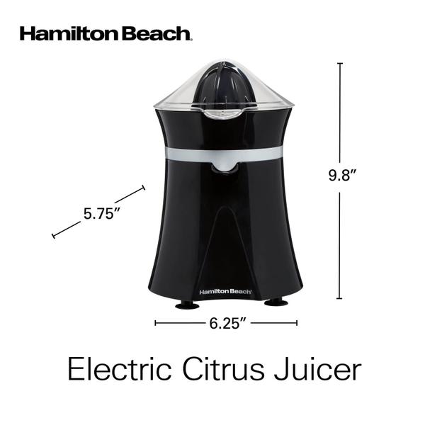 Imagem de Hamilton Beach 66333 Fresh Mix 2-Cup Citrus Juicer, Preto