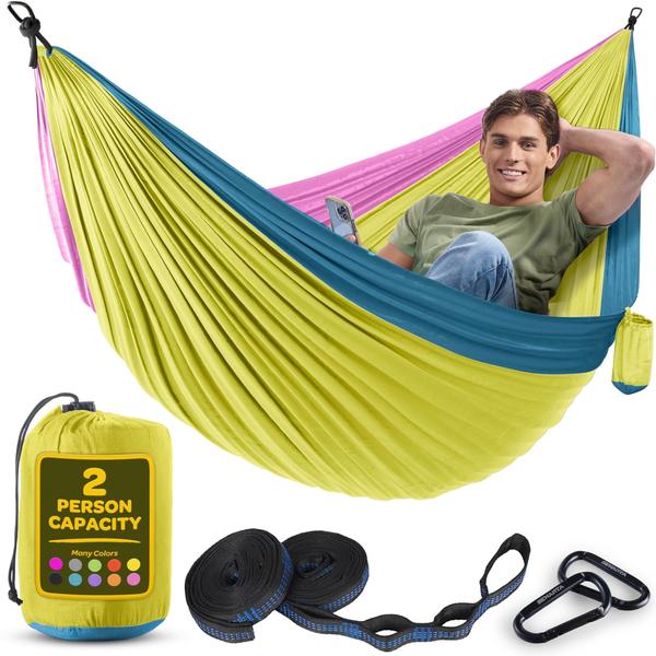 Imagem de Hammock SEWANTA Durable Nylon Camping, capacidade de 227 kg com alças