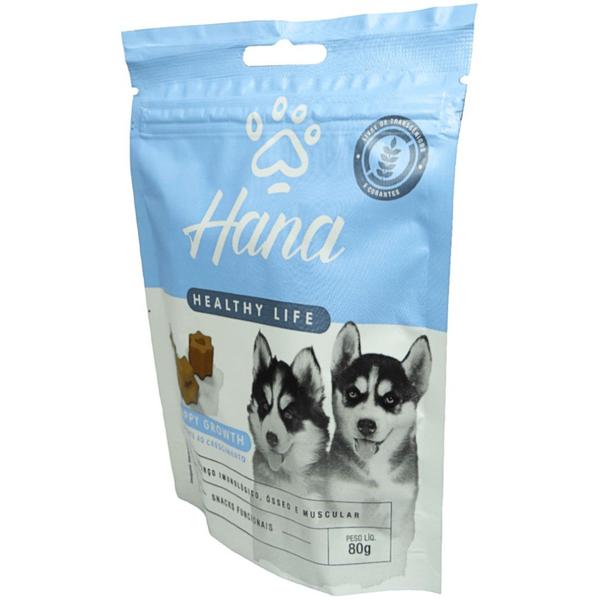 Imagem de Hana Puppy Growth Suporte ao Crescimento 80g Snacks Para Cães Filhotes Kit C/ 4 un