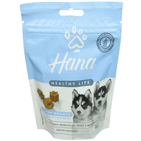 Imagem de Hana Puppy Growth Suporte ao Crescimento 80g Snacks Para Cães Filhotes Kit C/ 4 un