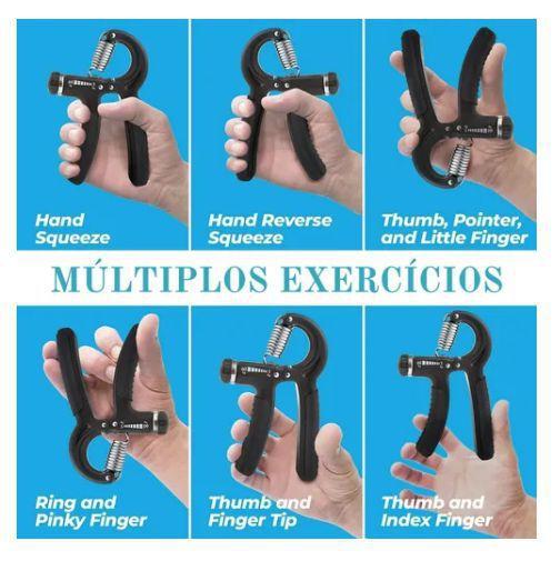 Imagem de Hand Grip Alicate Laranja Exercício Pulso e Antebraço Fortalecedor De Mão Com Mola de Ajuste de força 10 a 40 kg