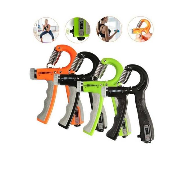 Hand Grip Com Contador E Ajuste 5 Kg A 60Kg Cor Aleatório - Coisaria Imagem de Hand Grip Com Contador E Ajuste 5 Kg A 60Kg Cor Aleatório