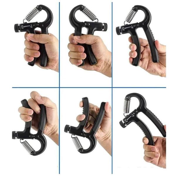 Imagem de Hand Grip Flexor De Punho Exercício Para Mãos Ajustável Mola 40 Kg Treinar Antebraço