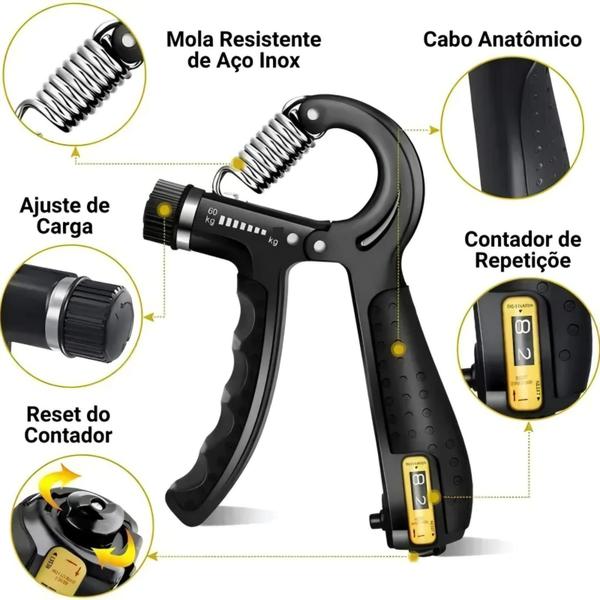 Imagem de Hand Grip Fortalecedor De Mão Com Contador 60Kg Aiker