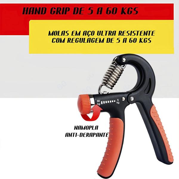 Imagem de Hand Grip Gold Sports Power com Carga Regulavél - Mola em Aço 5 a 60 Kgs