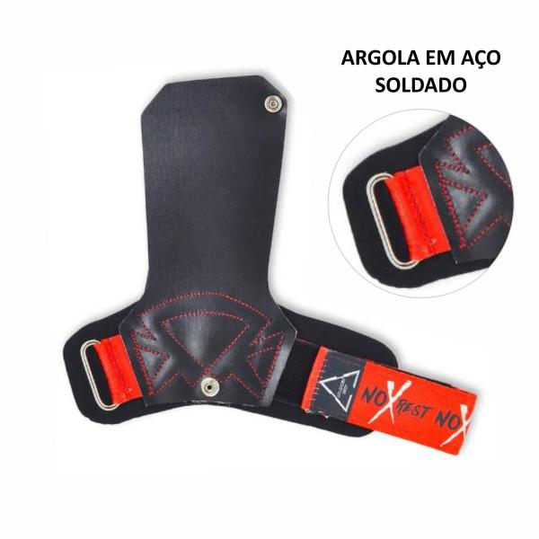 Imagem de Hand Grip NoRest Advanced com Botão Unissex Preto Vermelho