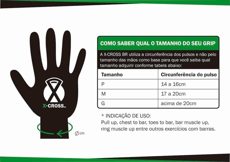 Imagem de Hand Grip XC001 X-Cross BR Cross Training Luva Palmar