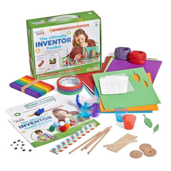 Imagem de Hand2mind Kit Inventor Definitivo: 8+ Anos, 10 Desafios, 250 Materiais