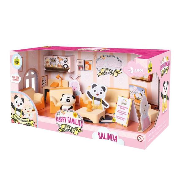Happy Families Playset Sala e Figura Brinquedo Samba Toys Imagem de Happy Families Playset Sala e Figura Brinquedo Samba Toys