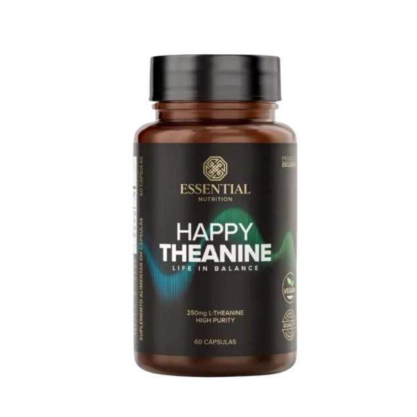 Imagem de Happy Theanine 60 capsulas Essential Nutrition 