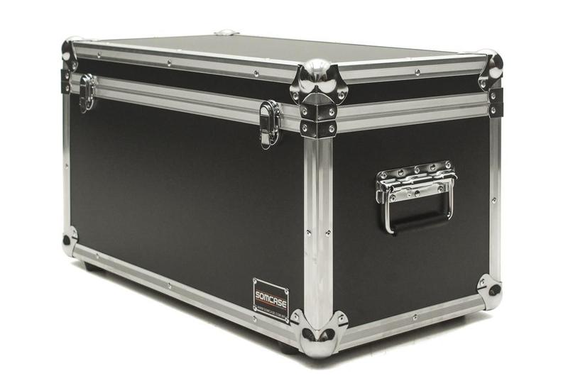 Imagem de Hard Case Baú Acessórios Cabos E Iluminação 60X40X40 Preto