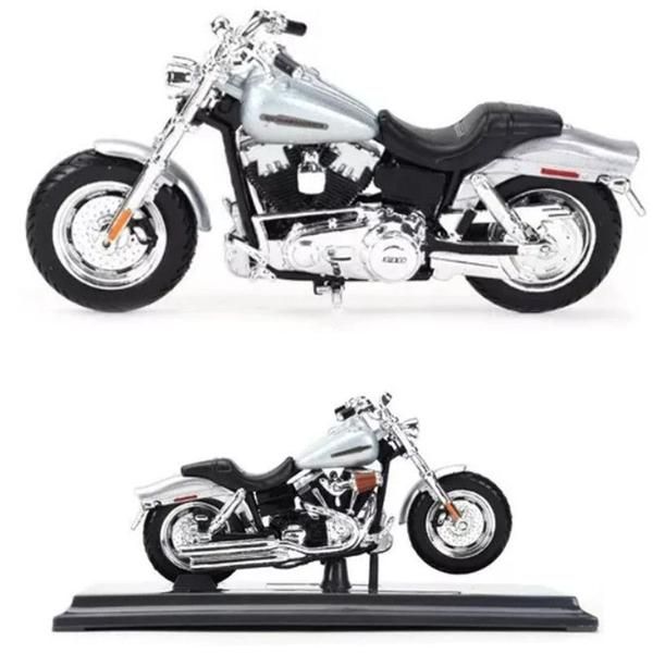 Imagem de Harley miniatura davidson 2009 fxdfse cvo fat bob maisto