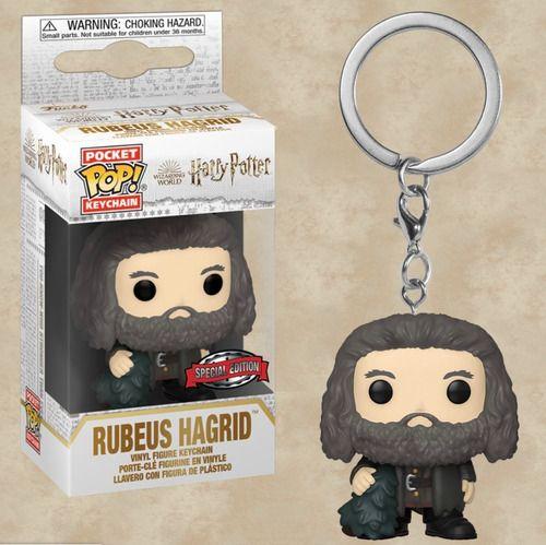 Imagem de Harry Potter - Rubeus Hagrid Holiday Pocket Funko Keychain