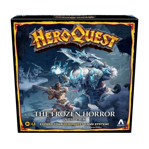 Imagem de Hasbro Gaming Avalon Hill HeroQuest The Frozen Horror Quest Pack, Dungeon Crawler Game for Ages 14+, Requer HeroQuest Game System para jogar