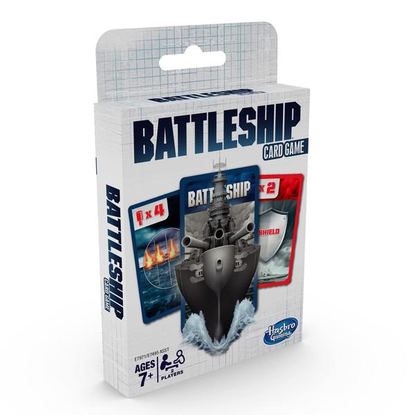 Imagem de Hasbro Gaming Battleship Card Game for Kids Ages 7 and Up, 2 Players Strategy Game Brown/a