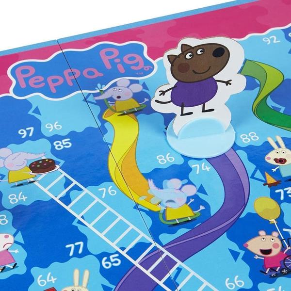 Imagem de Hasbro Gaming Chutes e Ladders: Peppa Pig Edition Board Game para Crianças 3 e Up, para 2-4 Jogadores