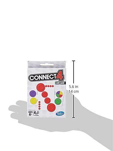 Imagem de Hasbro Gaming Connect 4 Card Game for Kids Ages 6 and Up, 2-4 Players 4-in-A-Row Game