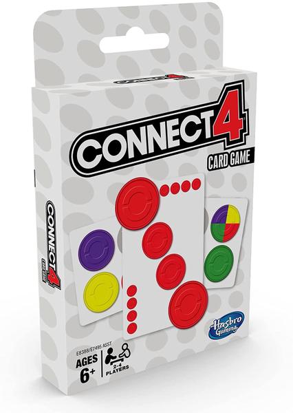 Imagem de Hasbro Gaming Connect 4 Card Game for Kids Ages 6 and Up, 2-4 Players 4-in-A-Row Game