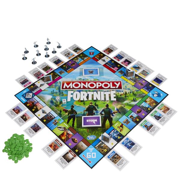 Imagem de Hasbro Gaming Monopoly: Fortnite Collector's Edition Board Game Inspirado em Fortnite Video Game, Board Game for Teens and Adults, Ages 13 and Up