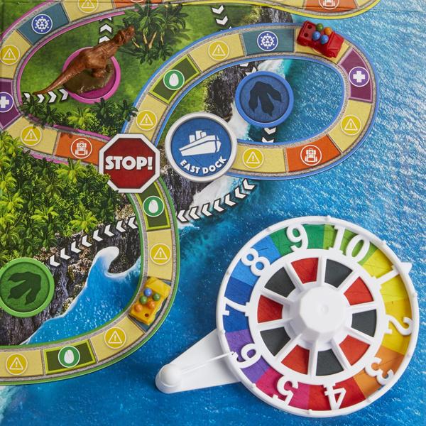 Imagem de Hasbro Gaming The Game of Life Jurassic Park Edition Game, Family Board Game for Kids Ages 8 and Up, Inspirado no Filme de Sucesso Original