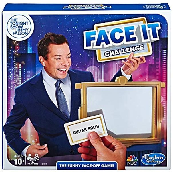 Imagem de Hasbro Gaming The Tonight Show Estrelado por Jimmy Fallon Face It Challenge Party Game para Adolescentes e Adultos