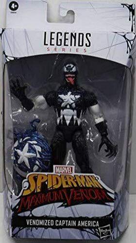 Imagem de Hasbro Marvel Legends Série 15 cm Colecionável Venomible Capitão América Action Figure Toy, Design Premium e 2 Acessórios