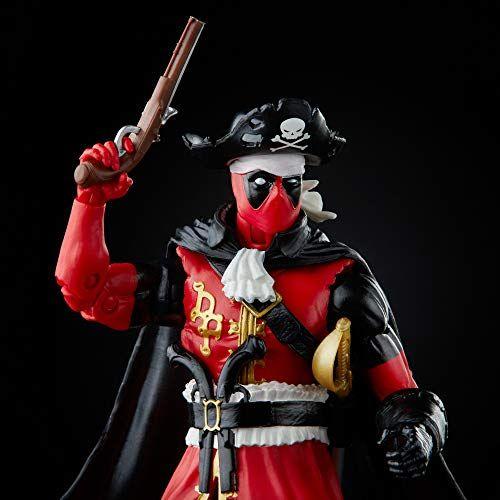 Imagem de Hasbro Marvel Legends Series 6 polegadas Deadpool Collection Deadpool Action Figure (Pirata) Toy Premium Design e 3 Acessórios