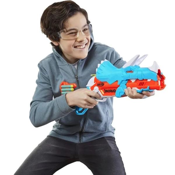 Imagem de HASBRO Nerf Dinosquad Lançador Dino Tricera-Blast