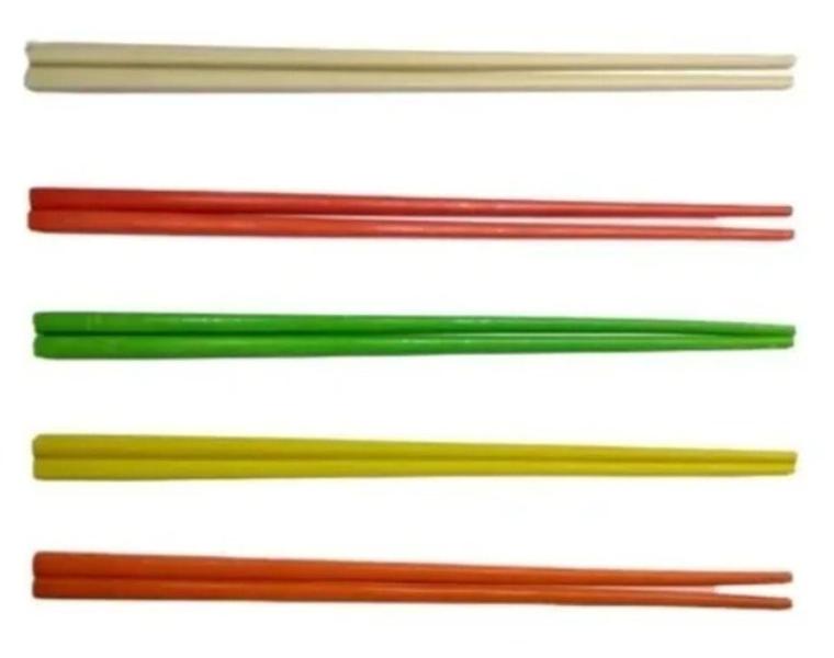 Imagem de Hashi 5 Pares Japonês Colorido Sushi Japa Oriental - TIMBOMDOM