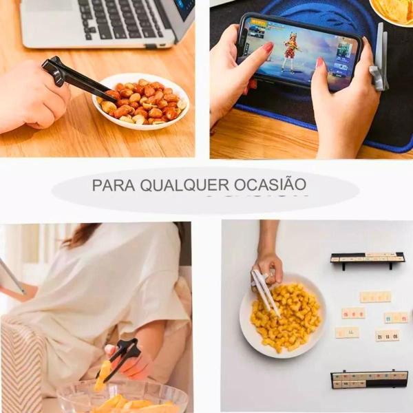 Imagem de Hashi Infantil Com Suporte Para Dedos Reutilizável Adaptador Criança Ecológico Game