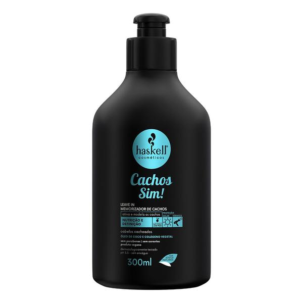 Imagem de Haskell Cachos Sim Creme De Pentear Modelador Cachos 300ml